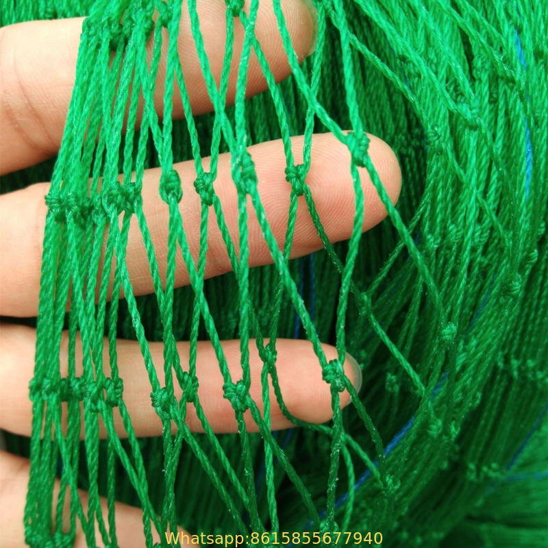 Nylon Multifilament 100% Nylon Monofilament Fishing Net,for Europe Market with tight knots