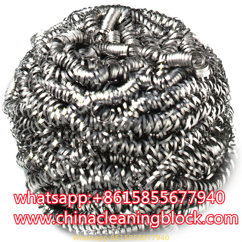 Stainless Steel Scrubbers, Ideal for Cast Iron Pans