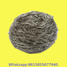 China factory provides ss stainless steel 410 flat wire dish metal scrubber