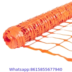 HDPE Garden Fencing Animal Barrier Orange Plastic Safety Fencing Mesh