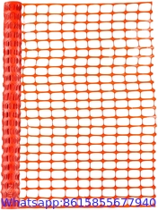 Customized cheap price orange safety net barrier fence plastic mesh barricade net