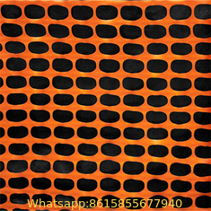 HDPE Orange Plastic Safety Fence Safety Barrier Netting safety barrier mesh crowd control barrier