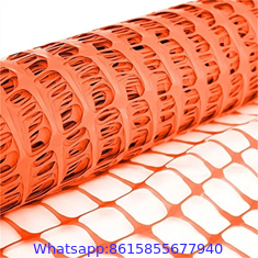 Portable plastic construction temporary security orange safety warning barrier mesh fence