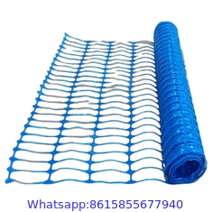 Portable plastic construction temporary security orange safety warning barrier mesh fence