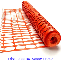 Grillage Avertisseur Rouge Factory Supply High Quality Plastic Safety Warning Orange Barrie Fence