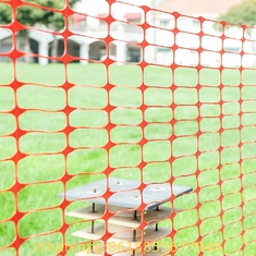 orange safety fence plastic mesh fencing roll, 4X100 feet temporary netting for garden snow fence