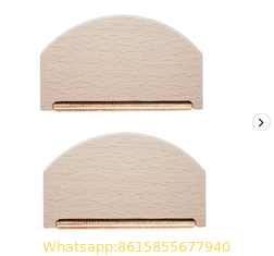 clothes care Sweater Comb Cashmere Comb Professional Fashion Fine Golden Teeth Wooden Cashmere Comb