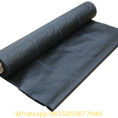 100% PP woven PP PE black Virgin PP ground cover anti weed mat