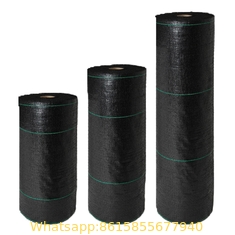 nonwoven anti weed mat Black Film polypropylene material Agriculture Farming weed barrier block fabric
