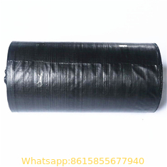 Factory Supply PP Woven Weed Control Mat / Ground Cover Mesh Fabric / Agricultural Black Plastic Ground Cover