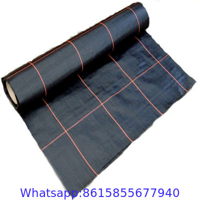 3.2oz Weed Control Fabric 3x100ft, 3x300ft, 6x100ft, 6x300ft, 12x150ft PP Woven Weed Mat for Garden Farm Anti Grass Mat