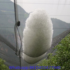 Polyester mesh fabric white plastic anti hail net for greenhouse 5m width