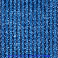 Blue and White Striped Outdoor Shading Net with Iron Grommets