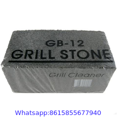 Glass pumice bbq Grill cleaning stone with holder pumice brick pumice block for sale