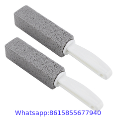 Portable Pumice Stone Water Toilet Bowl Cleaner Brush Wand Tile Sinks - 2 Pack