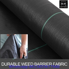 Heavy Duty Woven Ground Cover Landscape Fabric PP Weed Barrier Mat 3'x200'