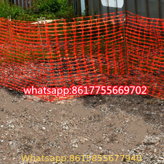 Blue Plastic Barrier Mesh Fence - 50m Rolls