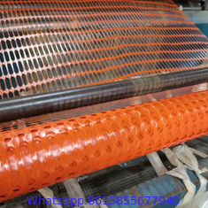 Orange Plastic Temporary Fencing warning fence	warning barrier