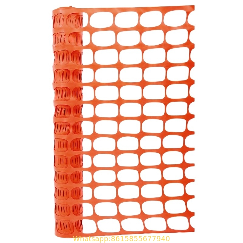 Portable Plastic orange construction Work Site Safety Warning Barrier Fence