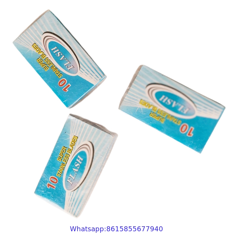 PLATINUM COATED DOUBLE EDGE RAZOR BLADES for safety razor