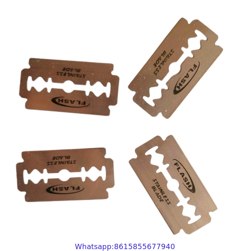 Double-Edge Stainless Steel Blade with Hanging Card Display 20 tucks