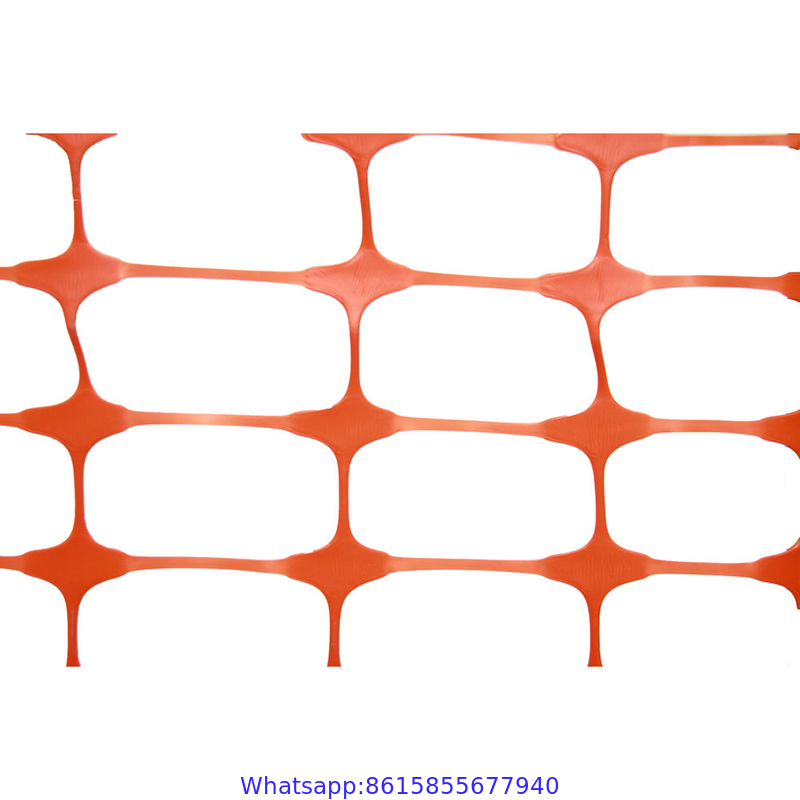 Plastic PE material orange safety alert snow fence/road barrier net