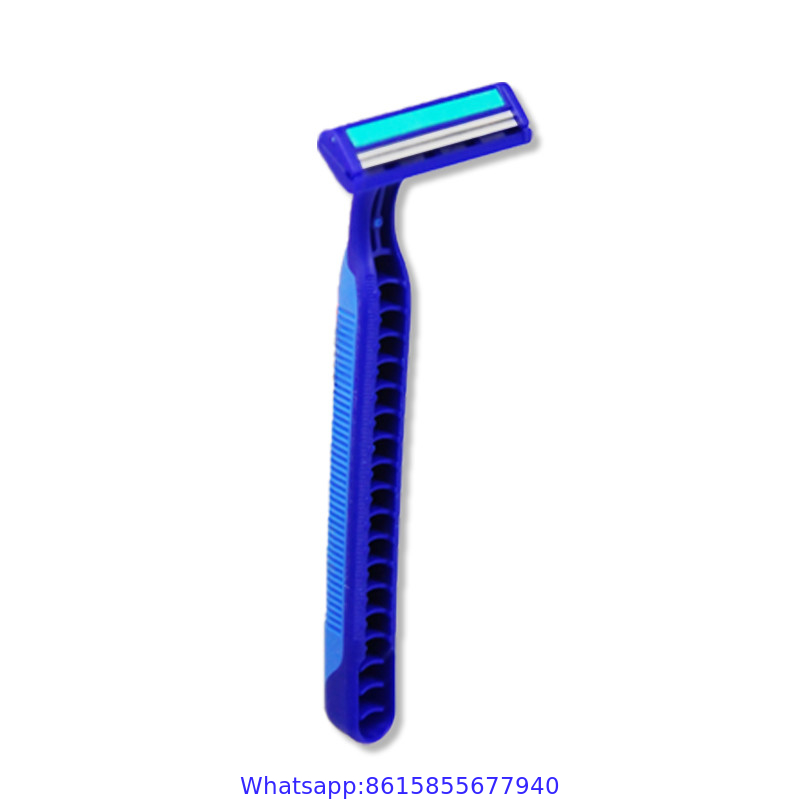 Rubber handle Twin Blades Disposable Hotel Shaving Razor