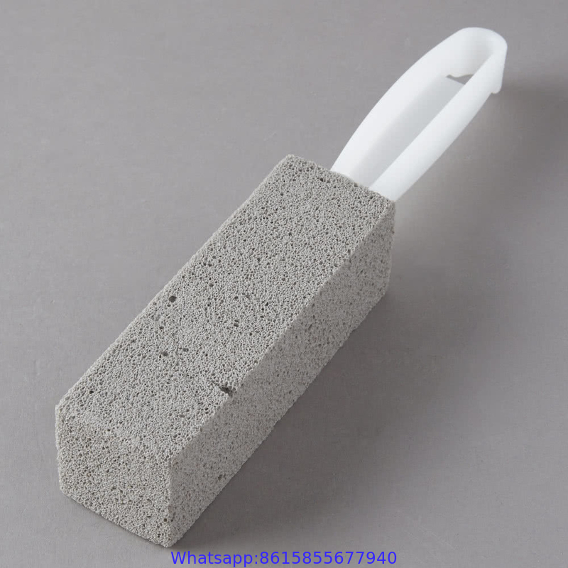 Pumice Stones for Cleaning with Handle Pumice Sticks for Removing Toilet Bowl Ring, Bath, Household, Kitchen (2 Packs)