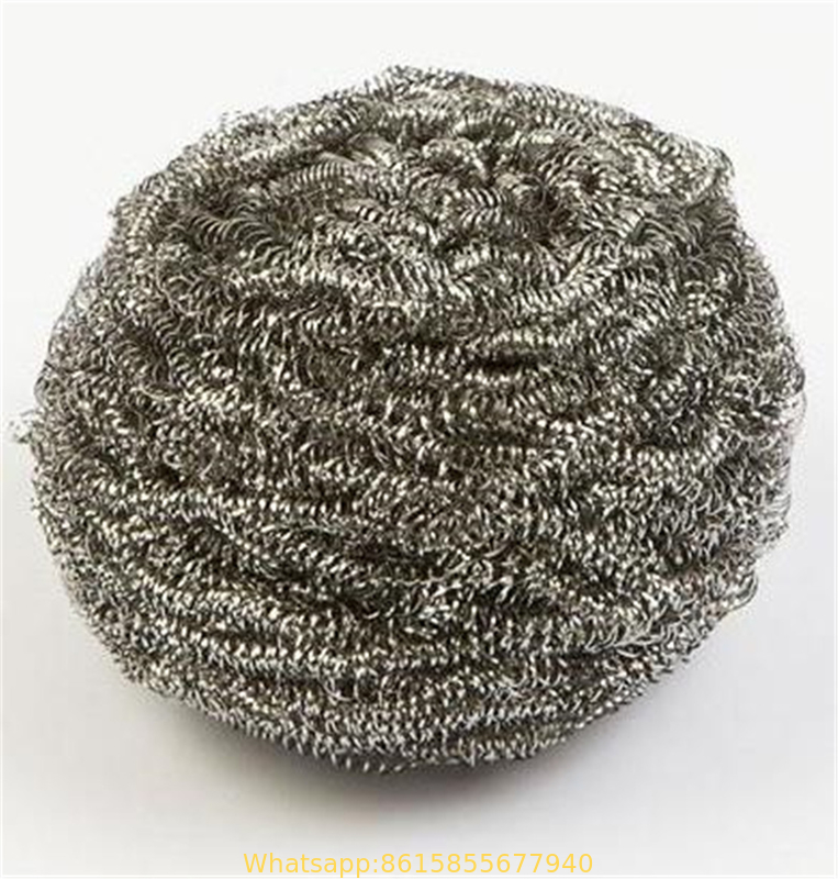 Low Price Kitchen Scrubber Stainless Steel Scourer Wire Cleaning Ball,scouring pad stainless steel