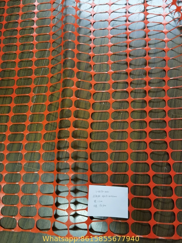 Safety Barrier PVC mesh 1m x 50m Safety Fence Barrier Nets